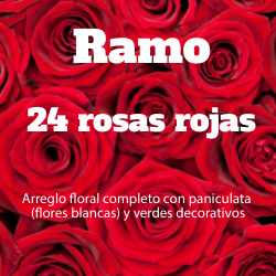 Ramo 24 Rosas Rojas