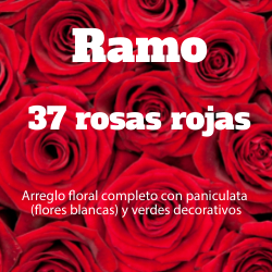 Ramo 37 Rosas Rojas