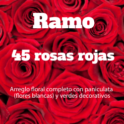 Ramo 45 Rosas Rojas