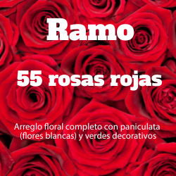 Ramo 55 Rosas Rojas