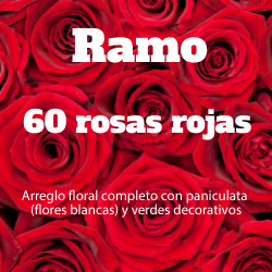 Ramo 60 Rosas Rojas
