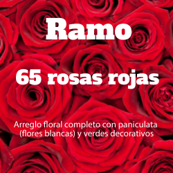 Ramo 65 Rosas Rojas