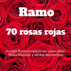Ramo 70 Rosas Rojas