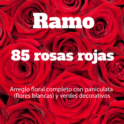 Ramo 85 Rosas Rojas