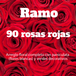 Ramo 90 Rosas Rojas