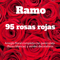 Ramo 95 Rosas Rojas